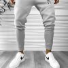 Pantaloni de trening gri conici 12260 122-2-Pantaloni > Pantaloni de trening