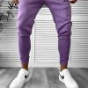 Pantaloni de trening mov conici 12347 22A-3-Pantaloni > Pantaloni de trening