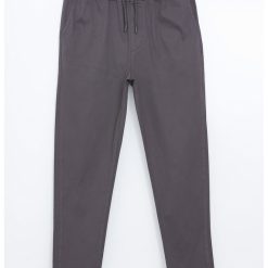 Pantaloni din amestec de bumbac cu buzunare laterale-BARBATI-IMBRACAMINTE/Pantaloni si colanti