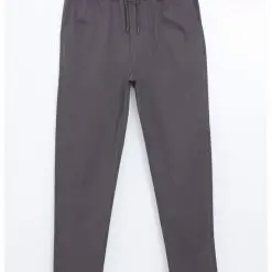 Pantaloni din amestec de bumbac cu buzunare laterale-BARBATI-IMBRACAMINTE/Pantaloni si colanti