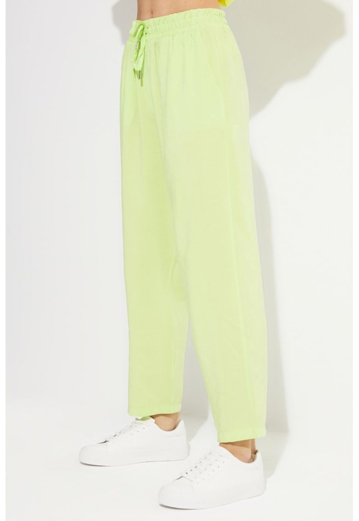 Pantaloni drepti cu snur-FEMEI-IMBRACAMINTE/Pantaloni si colanti