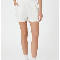 Pantaloni scurti cu detaliu contrastant-FEMEI-