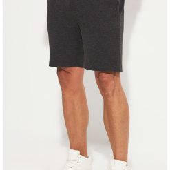 Pantaloni scurti din amestec de bumbac cu buzunare laterale-BARBATI-
