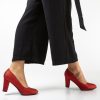 Pantofi Esoum Rosii-Pantofi cu toc-Pantofi cu toc