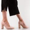 Pantofi Genta Roz-Pantofi cu toc-Pantofi cu toc
