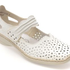 Pantofi RIEKER albi