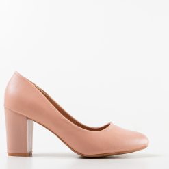 Pantofi cu toc Oliva Roz 4