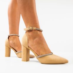 Pantofi dama Cnaeus Bej 2