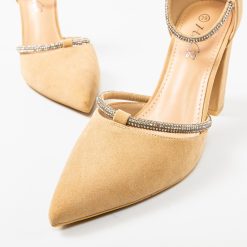 Pantofi dama Cnaeus Bej 5