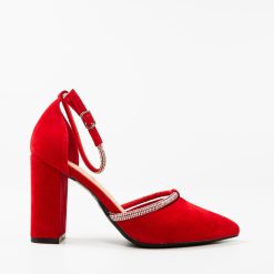 Pantofi dama Cnaeus Rosii 3