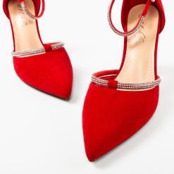 Pantofi dama Cnaeus Rosii 4