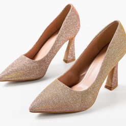 Pantofi dama Elaine Aurii 4