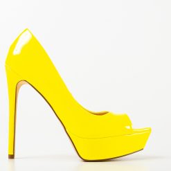 Pantofi dama Ferguson Galbeni 4