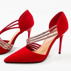 Pantofi dama Irmina Rosii 3