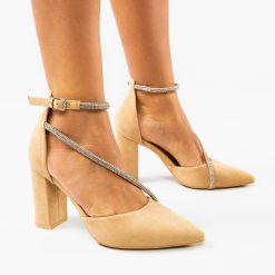 Pantofi dama Maazauq Bej 1