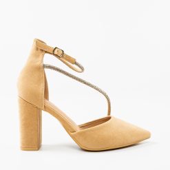 Pantofi dama Maazauq Bej 3