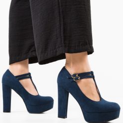 Pantofi dama Summers Bleumarin 2