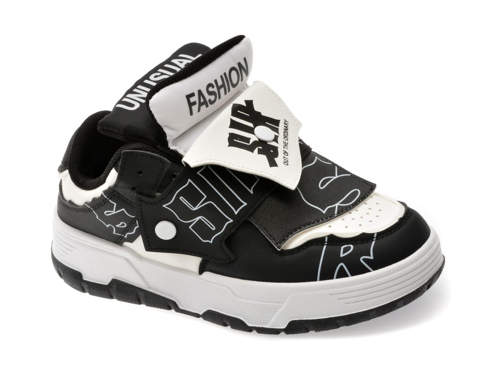 Pantofi sport FASHION alb-negri