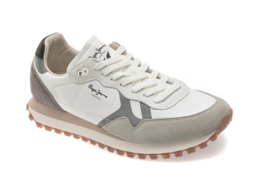 Pantofi sport PEPE JEANS albi
