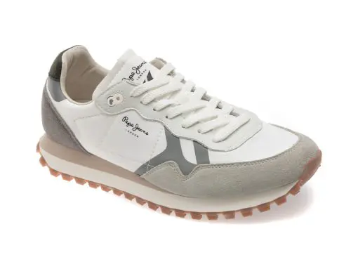 Pantofi sport PEPE JEANS albi