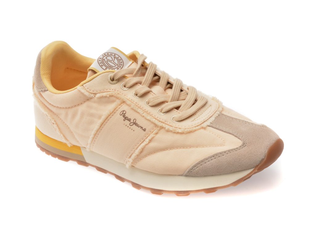 Pantofi sport PEPE JEANS bej