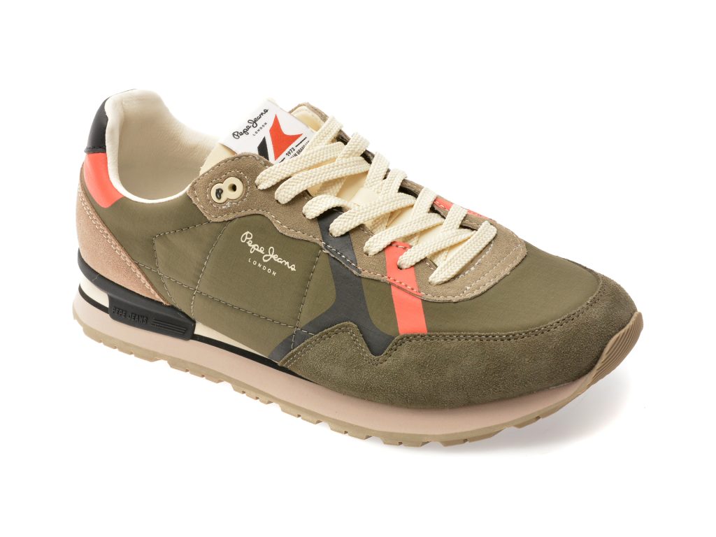 Pantofi sport PEPE JEANS kaki