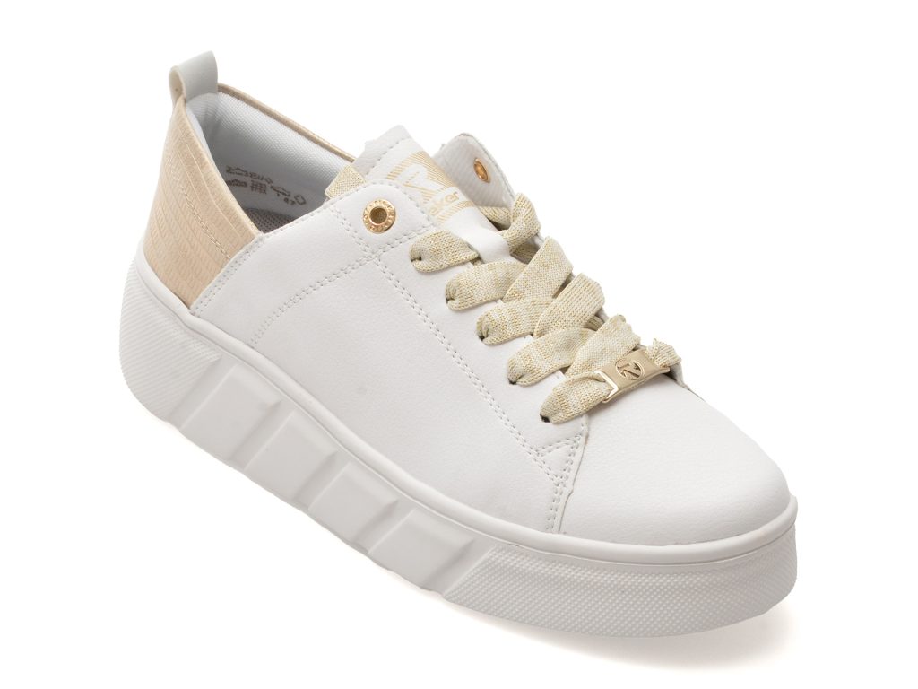 Pantofi sport RIEKER albi