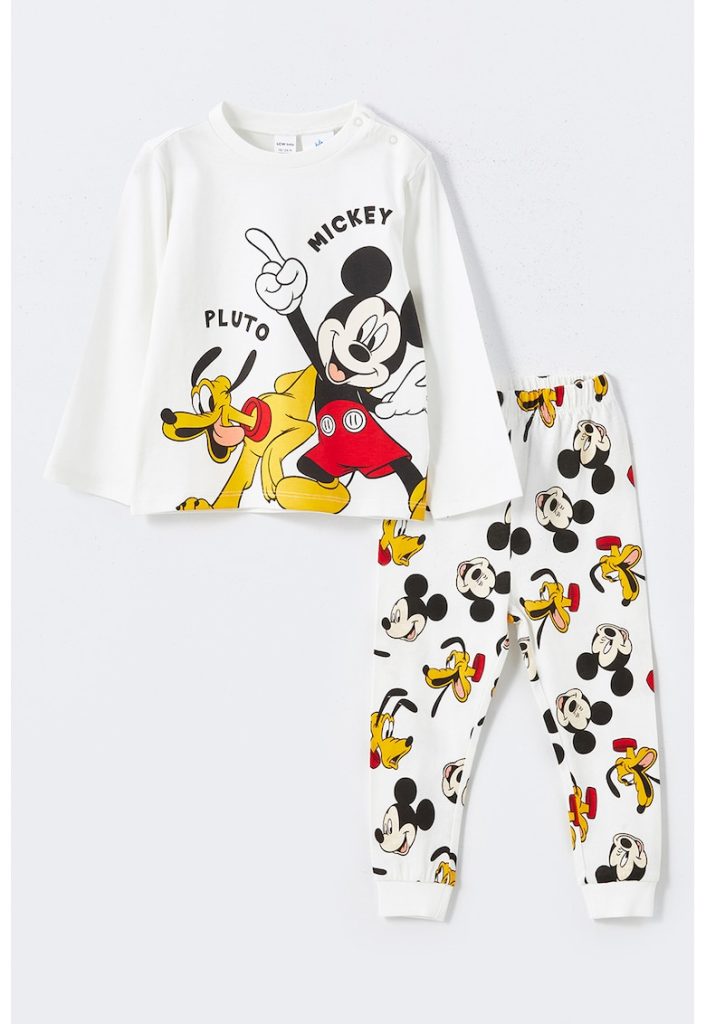 Pijama lunga cu Mickey Mouse-BAIETI-