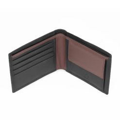 Portofel barbati Delis Narcis PT1160 piele naturala Negru Maro 4