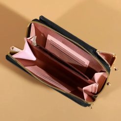 Portofel tip geanta Angela PT520 model verde 3