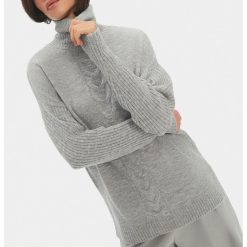 Pulover cu guler inat si maneci cazute-FEMEI-IMBRACAMINTE/Pulovere si cardigane