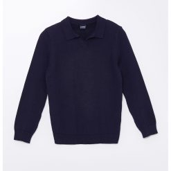 Pulover polo din bumbac-BAIETI-