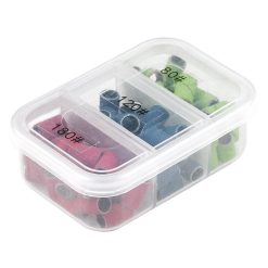 Rezerve Smirghel Unghii SensoPRO Milano Rainbow Sand Granulatie 80 120 180 set 75 buc 2