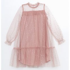 Rochie din tul cu design 2 in 1-FETE-
