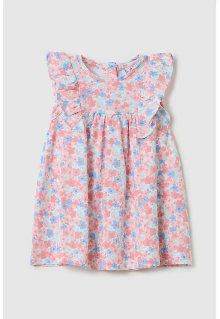 Rochie evazata cu model floral-FETE-