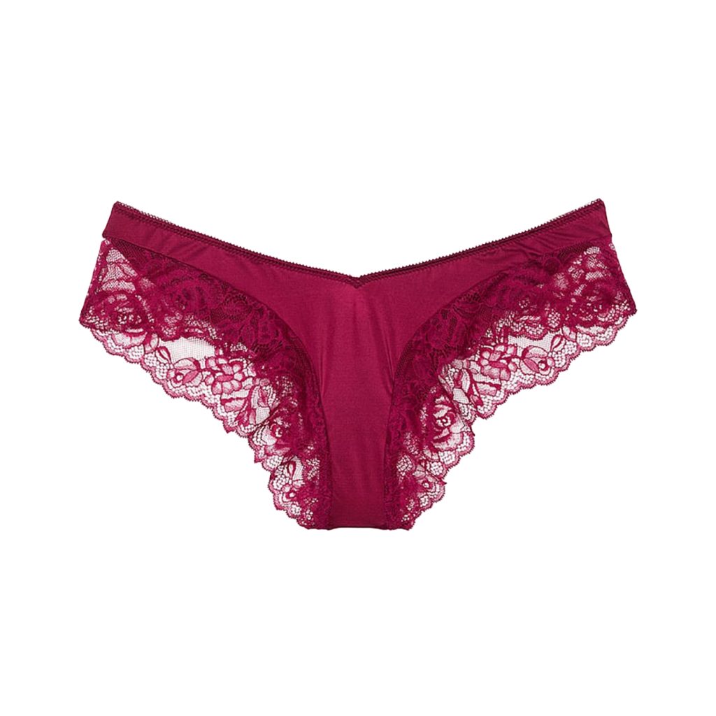 Rose lace-trim high-leg cheeky panty m-Imbracaminte-Lenjerie intima