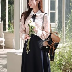 Negru/Maro-Femei-Rucsacuri dama 