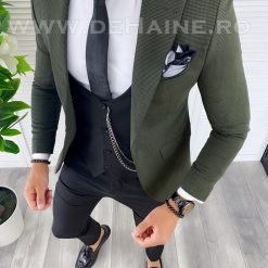 Sacou barbati in carouri  slim fit B5016  D4-5.1-Sacouri barbati