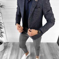 Sacou barbati slim fit 10202 P20-4.1-Sacouri barbati
