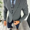 Sacou barbati slim fit 12837 D3-4.4-Sacouri barbati