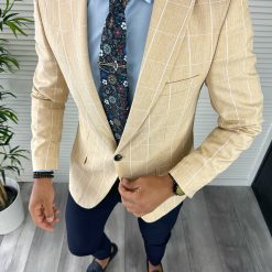 Sacou barbati slim fit 12854 X-Sacouri barbati
