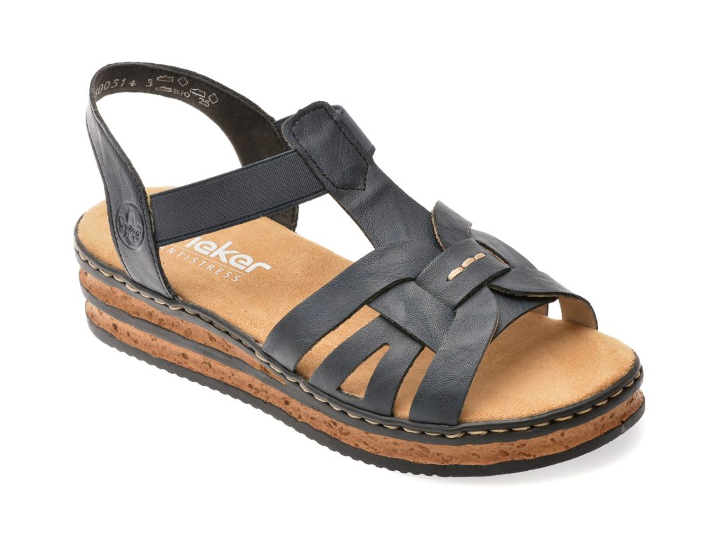 Sandale RIEKER bleumarin