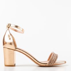 Sandale cu toc Ogan Aurii 3