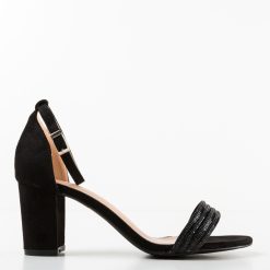 Sandale cu toc Ogan Negre 3