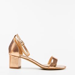 Sandale cu toc Opazy Aurii 2 1 1