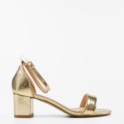 Sandale cu toc Opazy Aurii 3