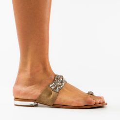 Sandale dama Hanes Bej 3