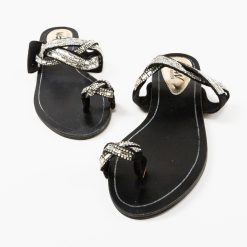 Sandale dama Hanes Negre 4