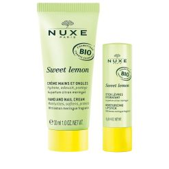 Set  Sweet Lemon – Crema de maini hidratanta 30 ml si balsam de buze 4 g-FEMEI-