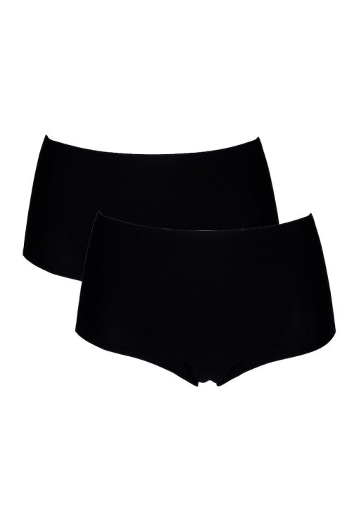 Set de boxeri cu model uni - 2 Perechi-FEMEI-IMBRACAMINTE/Lenjerie intima